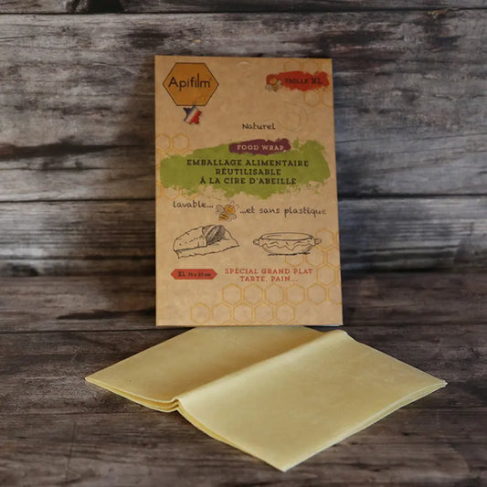 1 FILM REUTILISABLE EN CIRE D'ABEILLE XL
