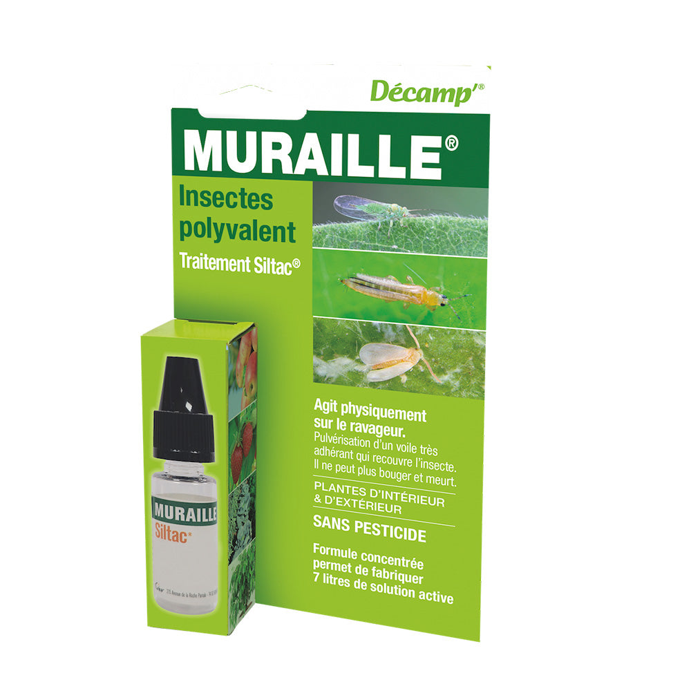MURAILLE PUCERONS, PSYLLES, THRIPS, MOUCHES BLANCHES, ACARIENS