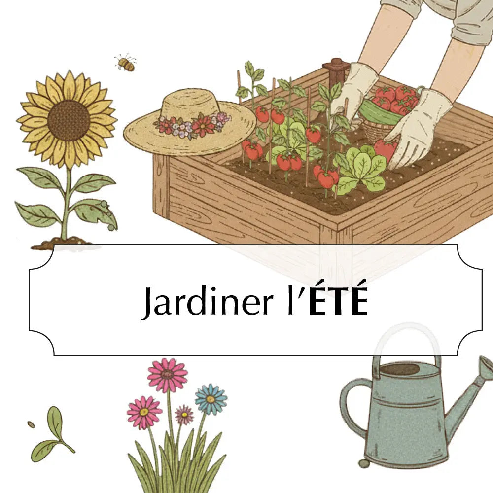 ASSORTIMENT POUR JARDINER L'ÉTÉ