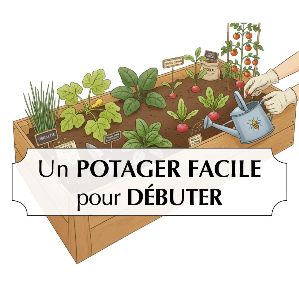 ASSORTIMENT POUR UN POTAGER FACILE POUR DÉBUTER