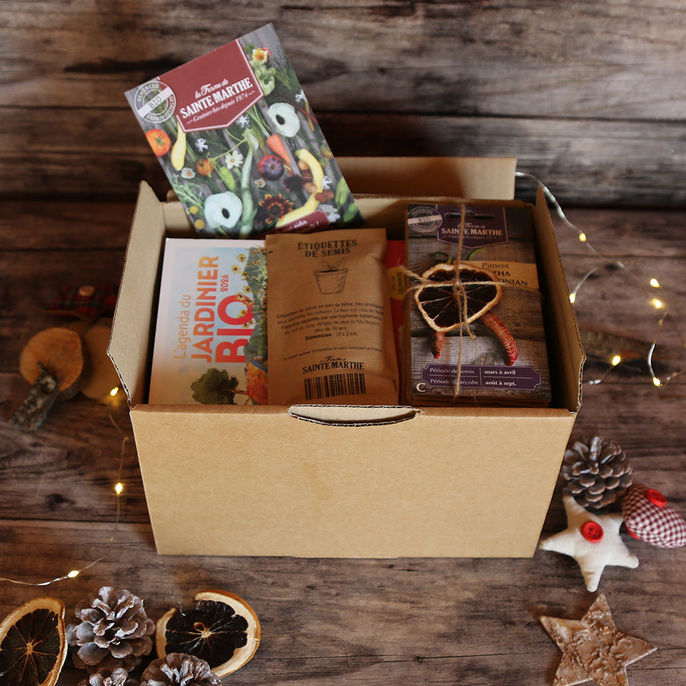 COFFRET UNE ANNÉE AU POTAGER - ÉDITION NOËL 2025