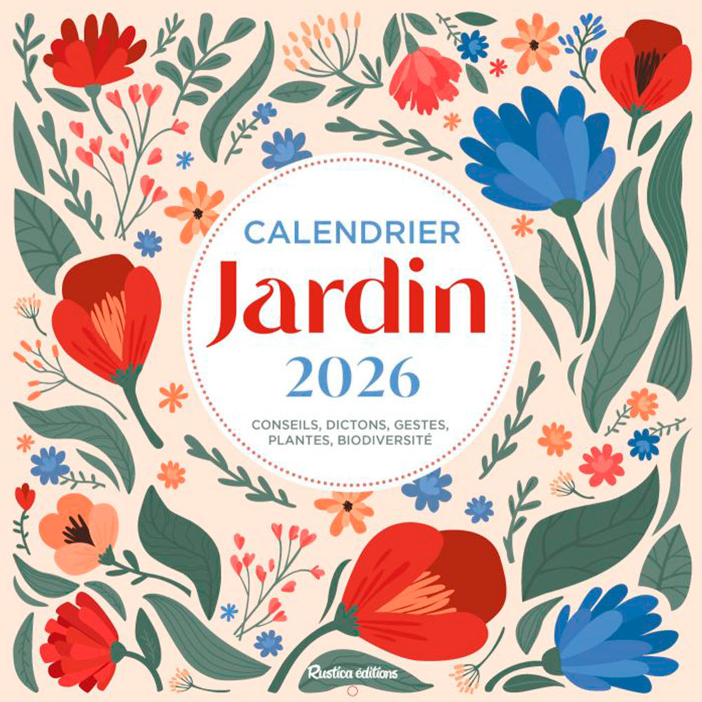 CALENDRIER JARDIN MURAL 2026