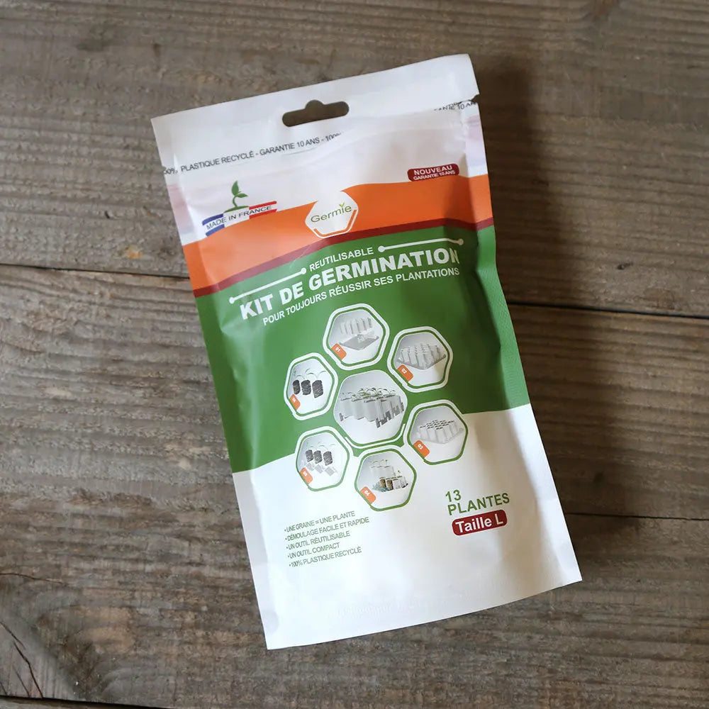 KIT DE GERMINATION 13 MOTTES GROSSES GRAINES