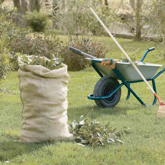 3 SACS DECHETS VERTS EN JUTE 