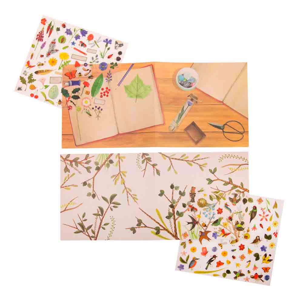 DECALCOMANIES LE BOTANISTE LE JARDIN DU MOULIN 