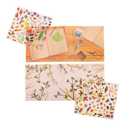 DECALCOMANIES LE BOTANISTE LE JARDIN DU MOULIN 