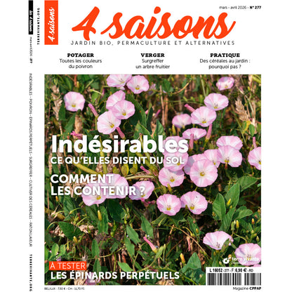 MAGAZINE 4 SAISONS - n°277 INDÉSIRABLES : COMMENT LES CONTENIR ? 
