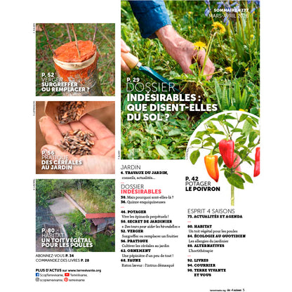 MAGAZINE 4 SAISONS - n°277 INDÉSIRABLES : COMMENT LES CONTENIR ? 