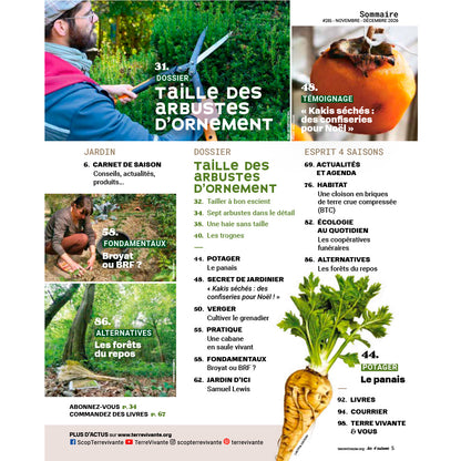 MAGAZINE 4 SAISONS - n°281 TAILLE : ENTRETENIR SES ARBUSTES 