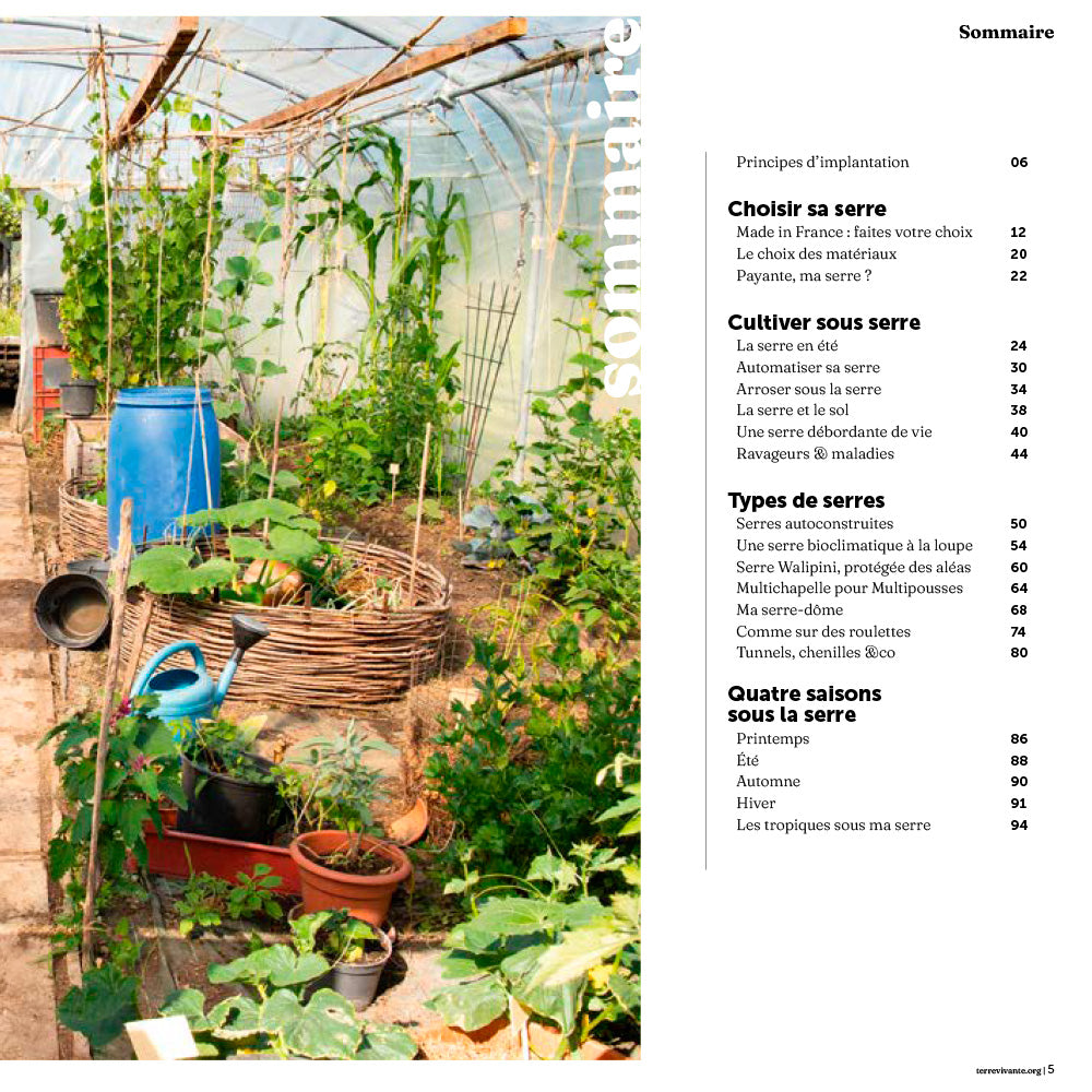 MAGAZINE 4 SAISONS - HS n36 12 SERRES : Cultiver toute l'année