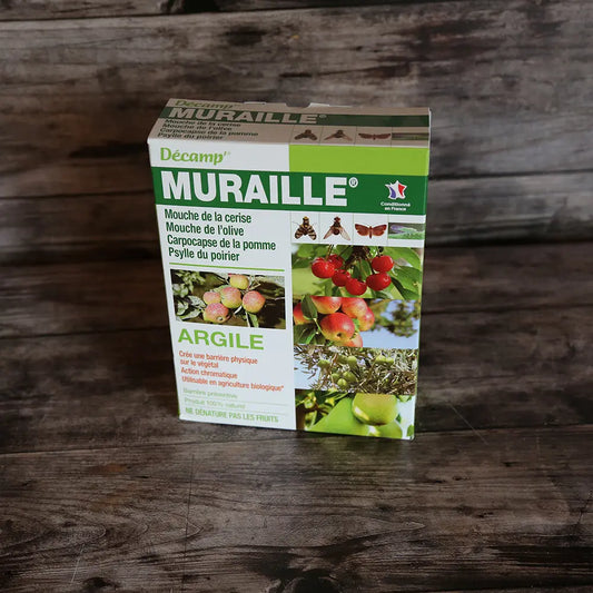 ARGILE CONTRE LE CARPOCAPSE, PSYLLE, MOUCHE DE LA CERISE, OLIVE 