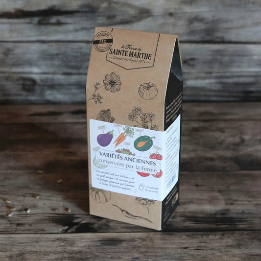 ASSORTIMENT DES VARIÉTÉS ANCIENNES CONSERVÉES PAR LA FERME 