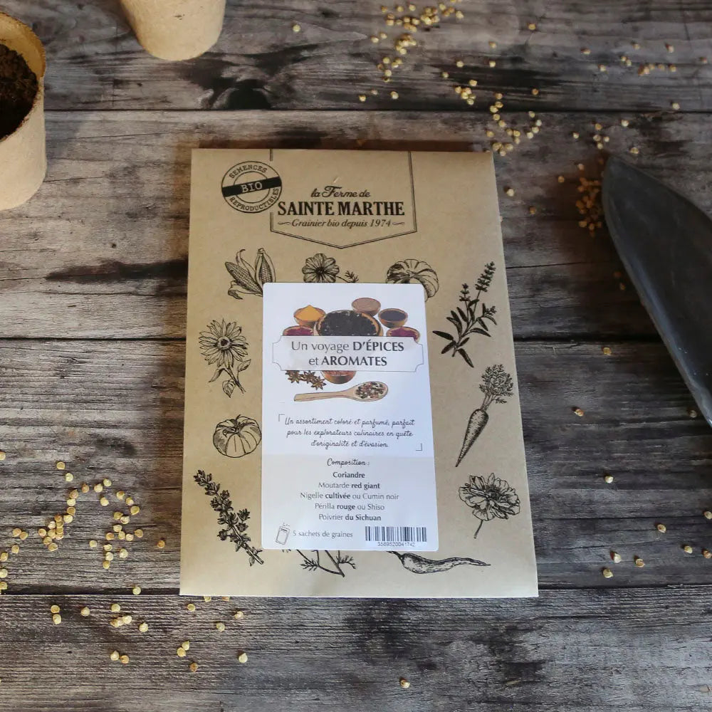 ASSORTIMENT D'ÉPICES ET D'AROMATES D'ICI ET D'AILLEURS 