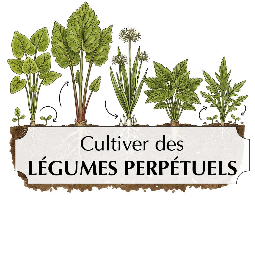 ASSORTIMENT POUR CULTIVER DES LEGUMES PERPÉTUELS 