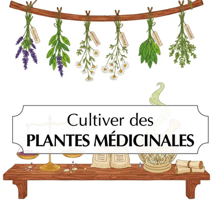 ASSORTIMENT POUR CULTIVER DES PLANTES MÉDICINALES 