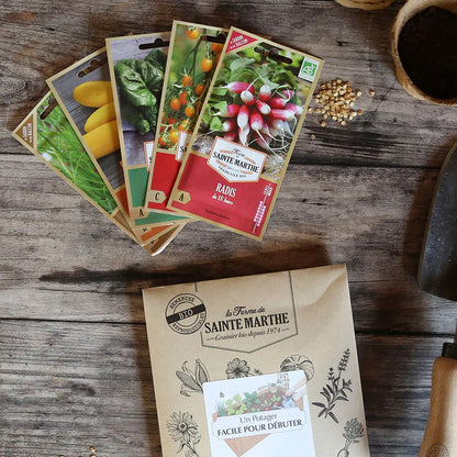 ASSORTIMENT POUR UN POTAGER FACILE POUR DÉBUTER 