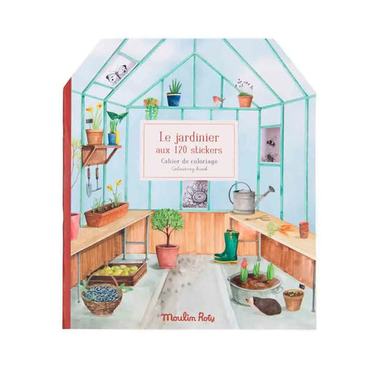 Cahier stickers le jardinier le jardin du moulin – La Ferme de Sainte Marthe