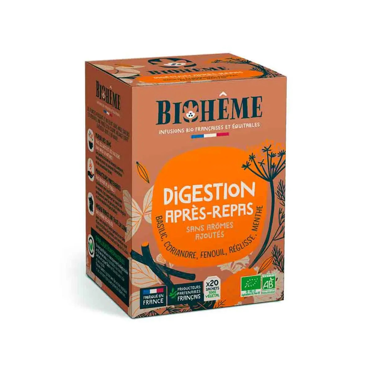 Infusion biohême - digestion après-repas – La Ferme de Sainte Marthe