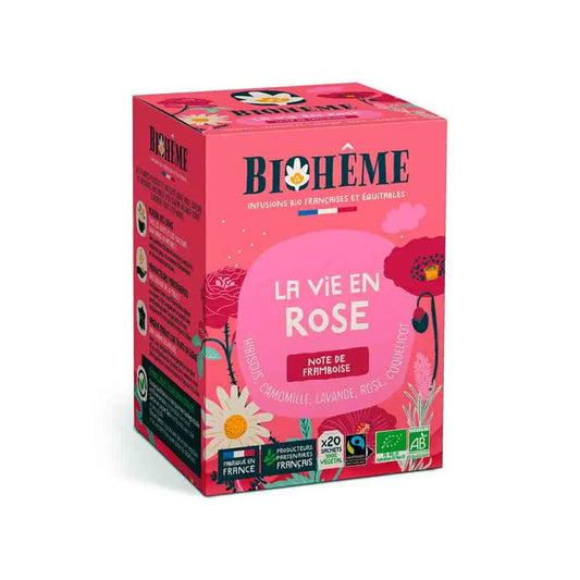 Infusion biohême - la vie en rose – La Ferme de Sainte Marthe