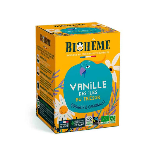 Infusion biohême - vanille des îles au trésor – La Ferme de Sainte Marthe