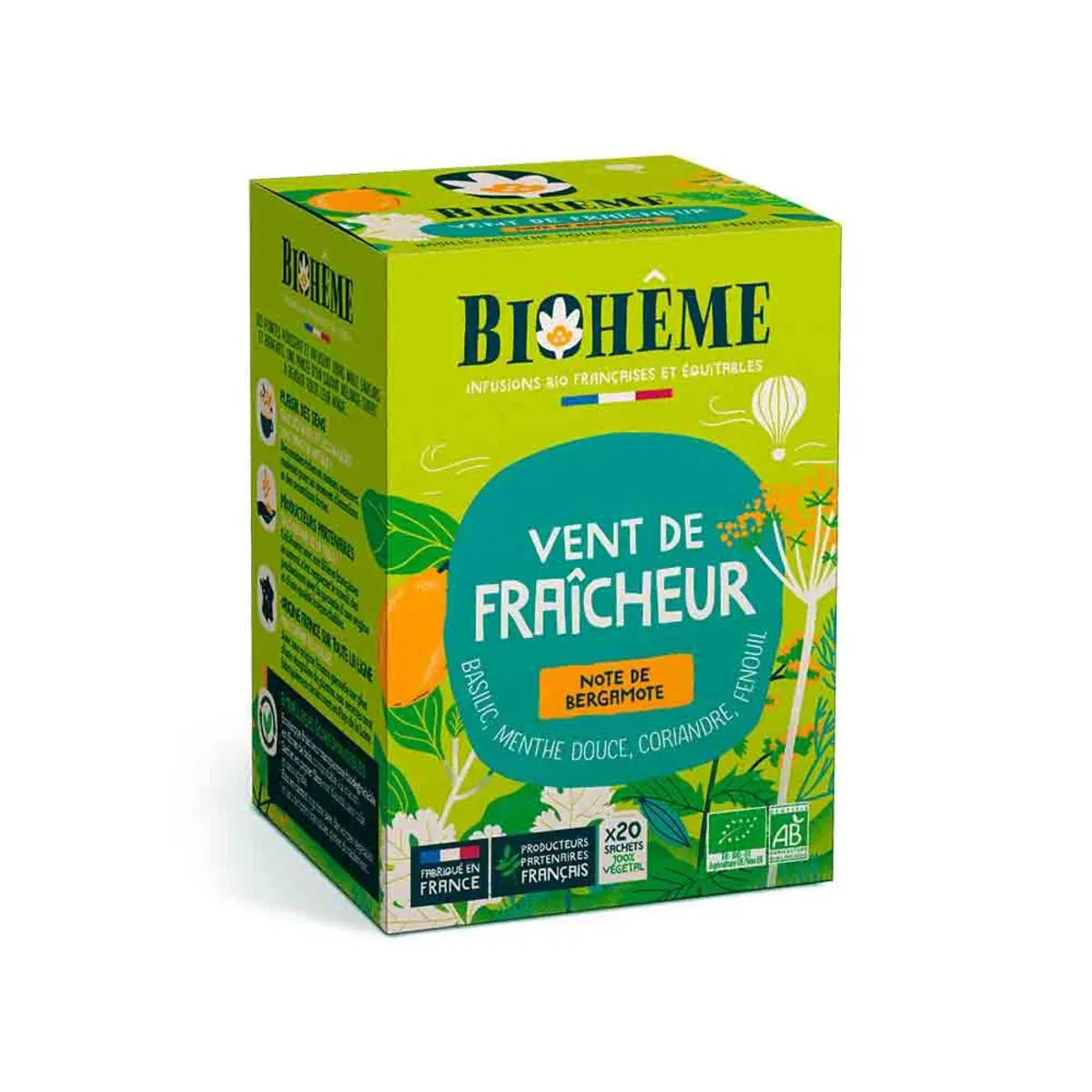 Infusion biohême - vent de fraîcheur – La Ferme de Sainte Marthe