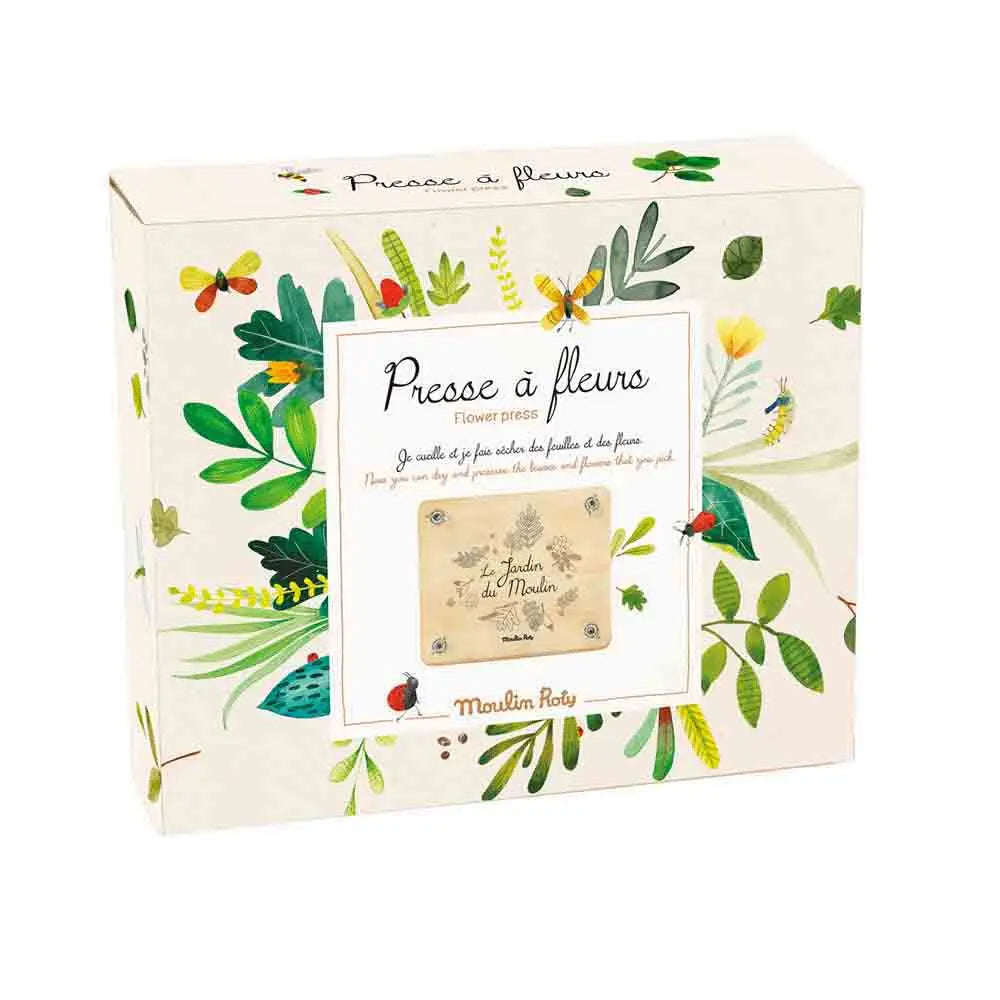 Presse à fleurs le jardin du moulin – La Ferme de Sainte Marthe