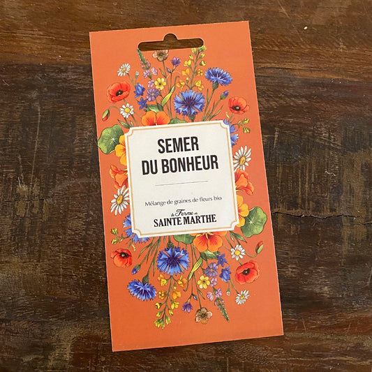 Sachet « belles attentions » - semer du bonheur bio – La Ferme de Sainte Marthe