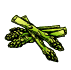 Griffes d'asperges