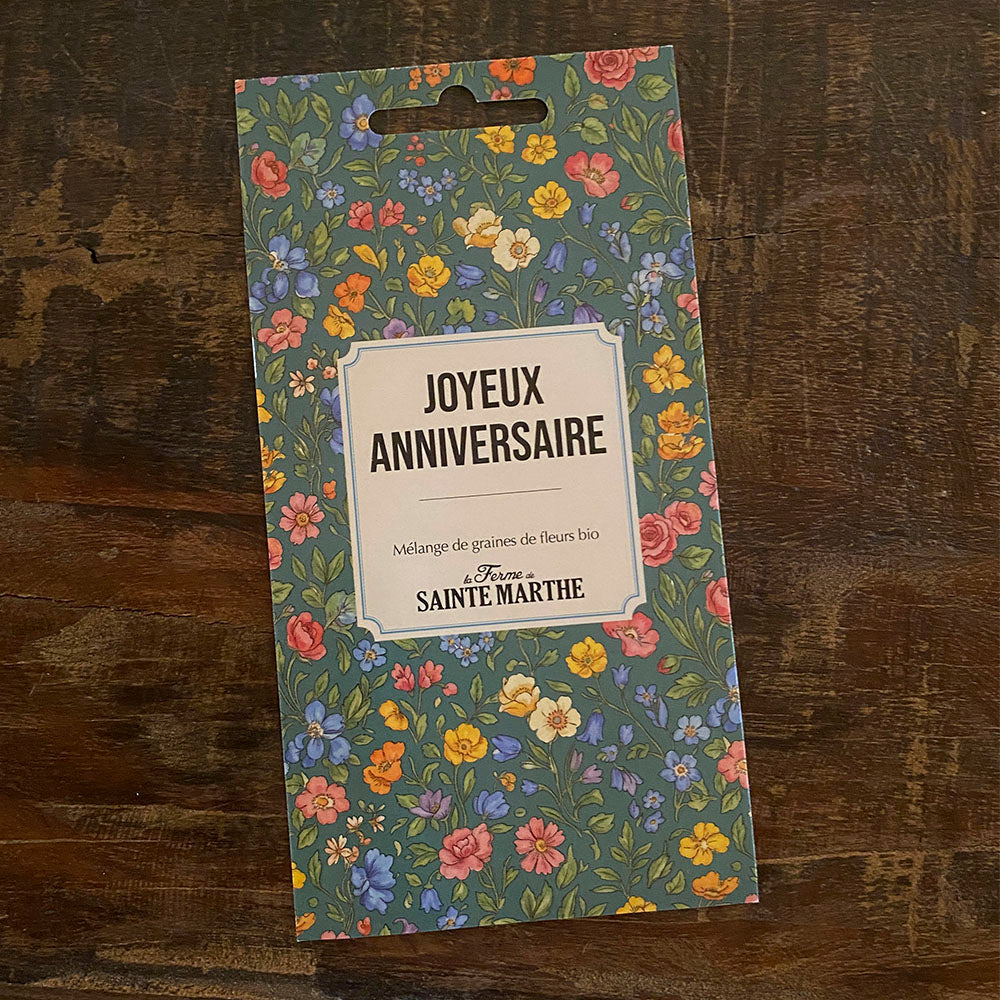 SACHET "BELLES ATTENTIONS" - JOYEUX ANNIVERSAIRE AB 
