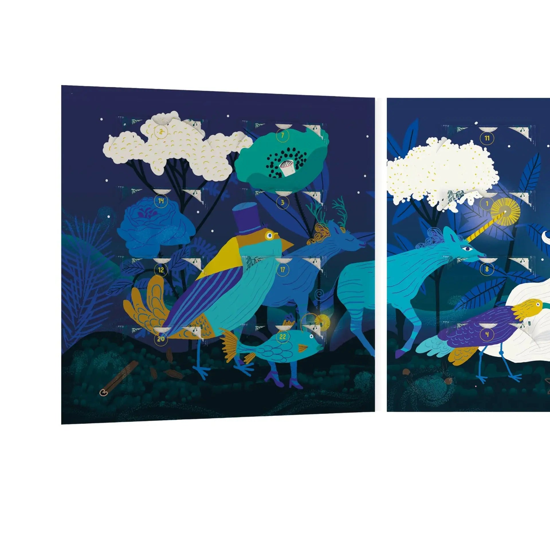 CALENDRIER D'INFUSIONS BIOHÊME - FÉERIE DE L'HIVER NUIT 