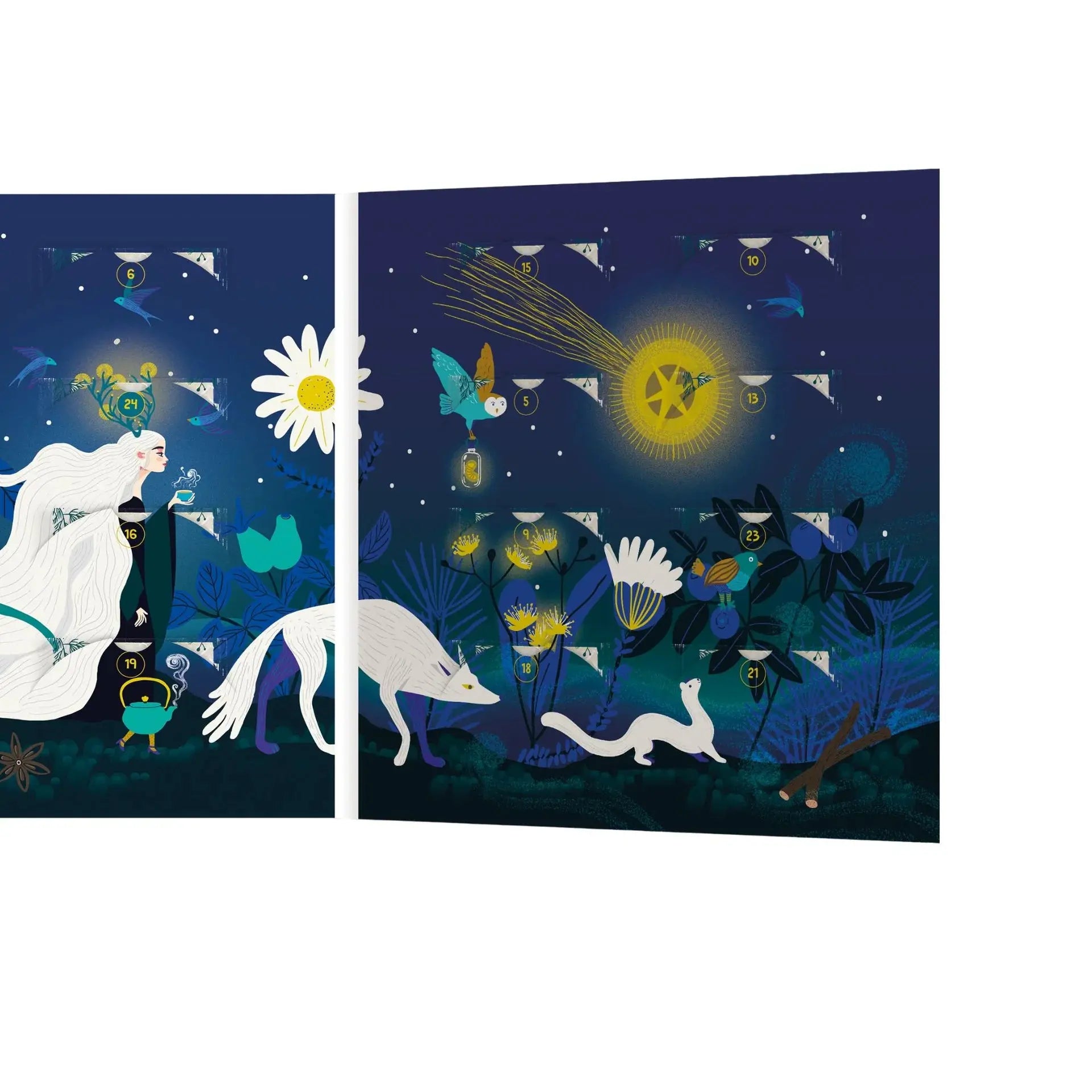 CALENDRIER D'INFUSIONS BIOHÊME - FÉERIE DE L'HIVER NUIT 