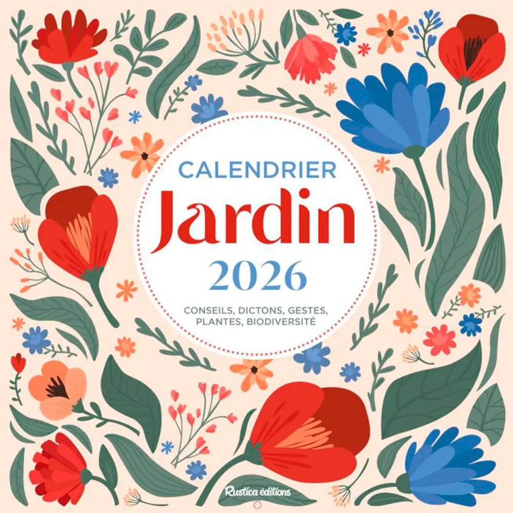 CALENDRIER JARDIN MURAL 2026 