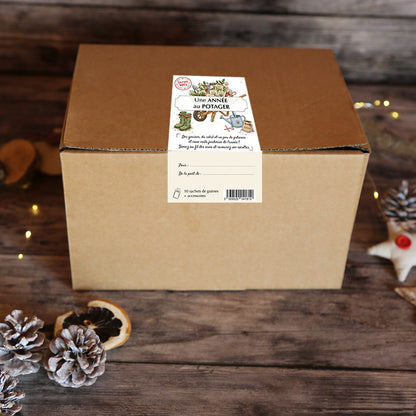 COFFRET UNE ANNÉE AU POTAGER  - ÉDITION NOËL 2025 