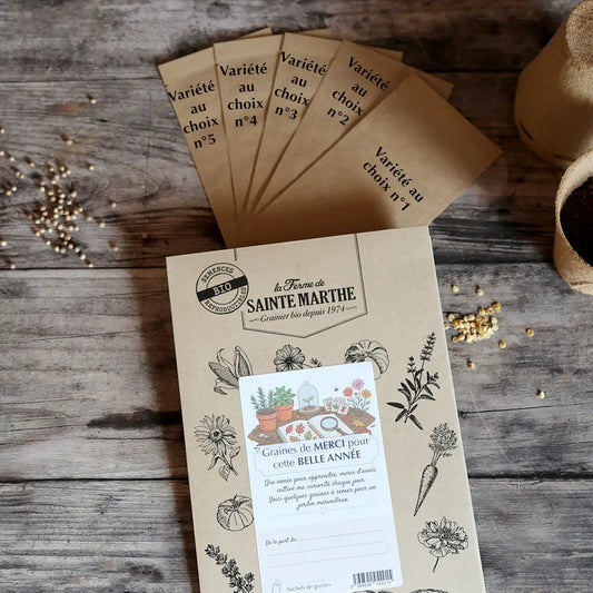 Pochette cadeau - remerciement maîtres – La Ferme de Sainte Marthe