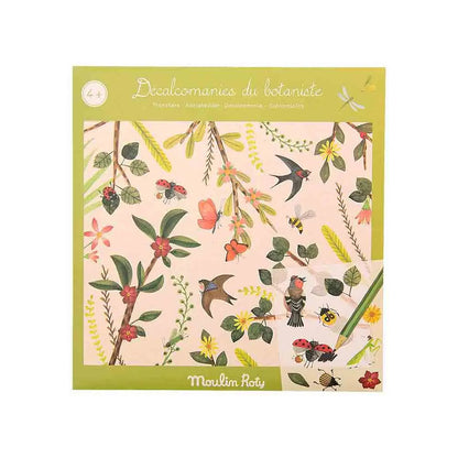 DECALCOMANIES LE BOTANISTE LE JARDIN DU MOULIN 