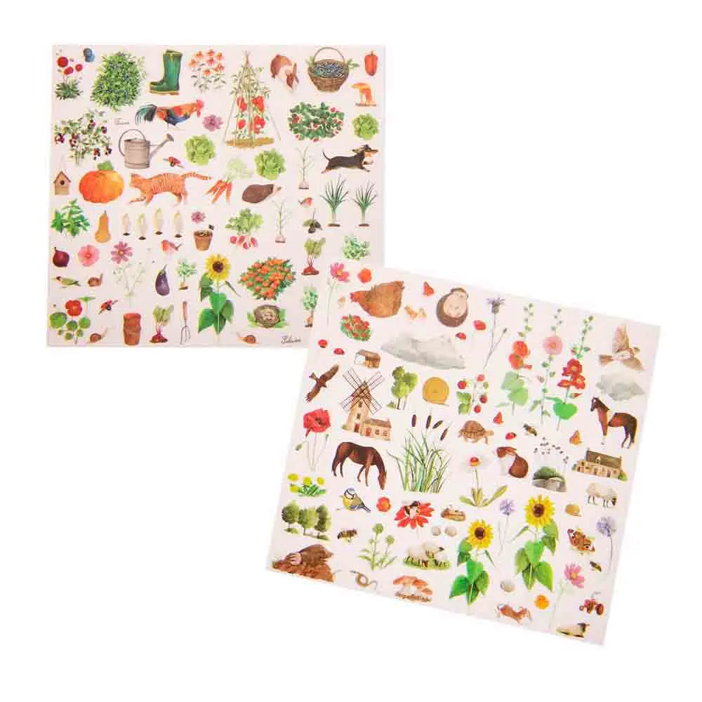 DECALCOMANIES LE JARDINIER LE JARDIN DU MOULIN 