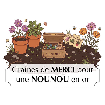 POCHETTE CADEAU - REMERCIEMENT NOUNOU 