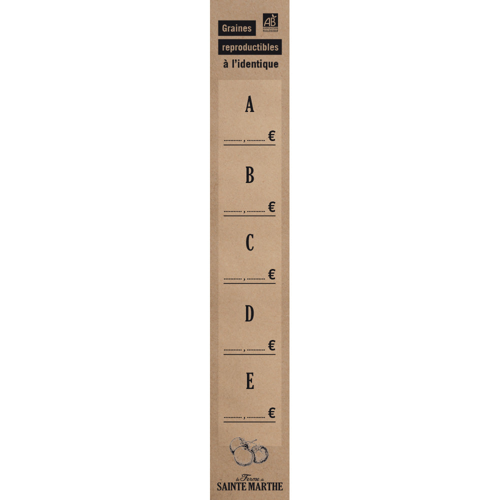 PLV KAKEMONO 45x7CM PRÉSENTOIR BOIS 