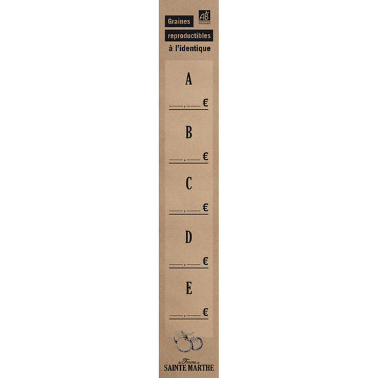 PLV KAKEMONO 45x7CM PRÉSENTOIR BOIS 