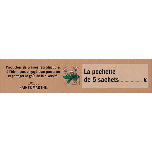 PLV ADHÉSIVE KAKEMONO 6x28CM PRÉSENTOIR 6 CASES 