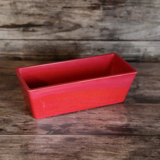 JARDINIERE ROUGE 27CM x 12CM x 9,5CM 