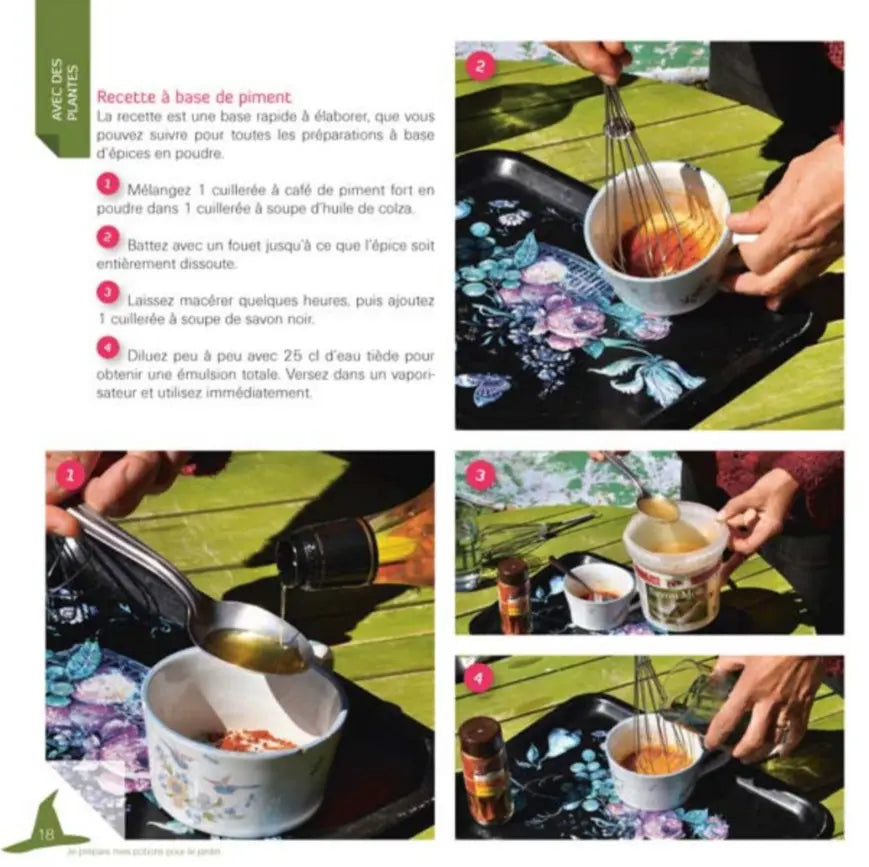 JE PREPARE MES POTIONS POUR LE JARDIN 