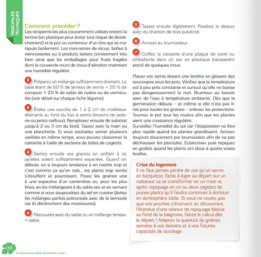 JE REUSSIS MES PLANTS DU PREMIER COUP 