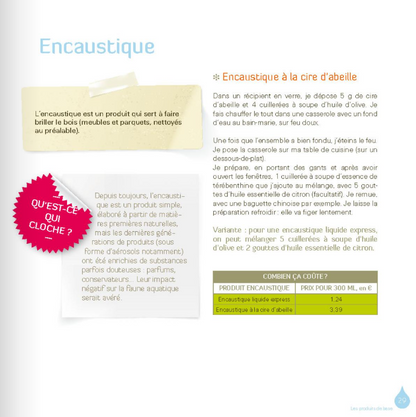 JE FABRIQUE MES PRODUITS MÉNAGERS 