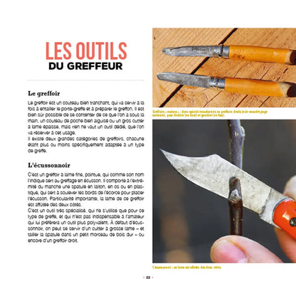 J´APPRENDS A GREFFER MES ARBRES FRUITIERS 