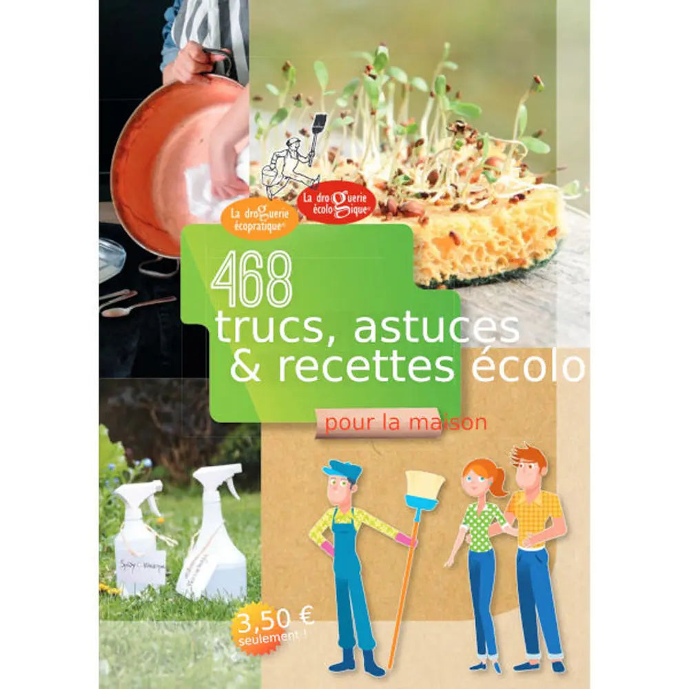 Livre « 468 trucs, astuces & recettes écolo » – La Ferme de Sainte Marthe
