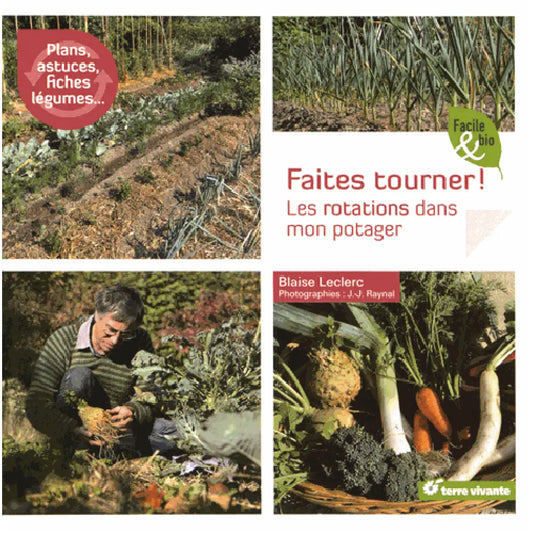 Livre « Faites tourner ! les rotations dans mon potager » – La Ferme de Sainte Marthe
