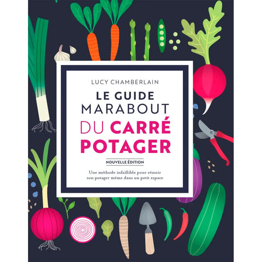 Livre « Le guide marabout du potager en carré » – La Ferme de Sainte Marthe