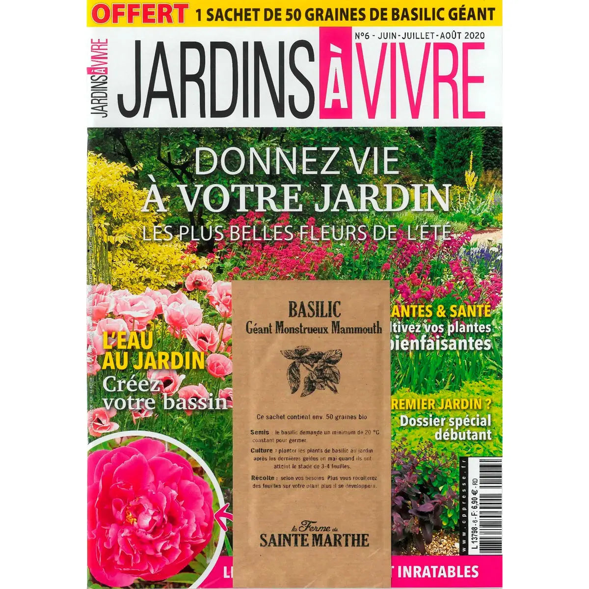 Magazine jardins à vivre n6 donnez vie à votre jardin les plus belles fleurs de l'été – La Ferme de Sainte Marthe