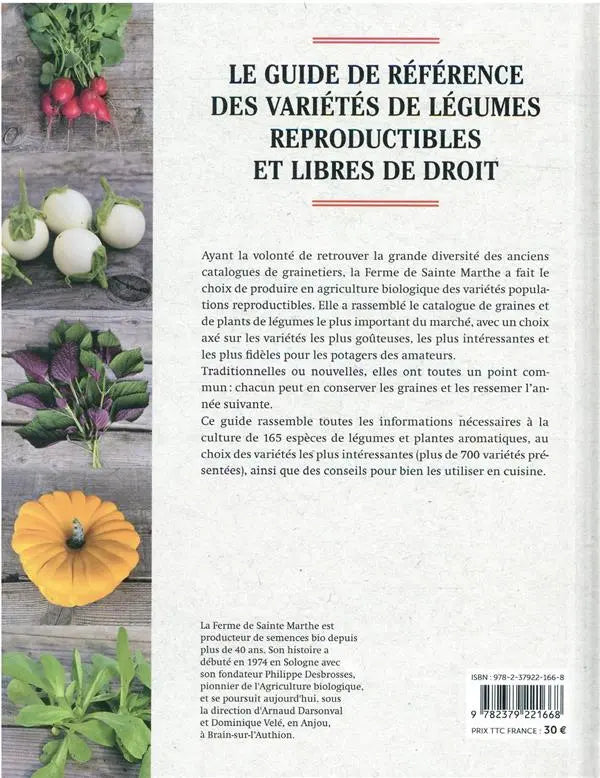 Livre « Tous les légumes, pour une autonomie alimentaire retrouvée » – La Ferme de Sainte Marthe